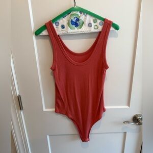 A New Day Red/Orange Tank Bodysuit